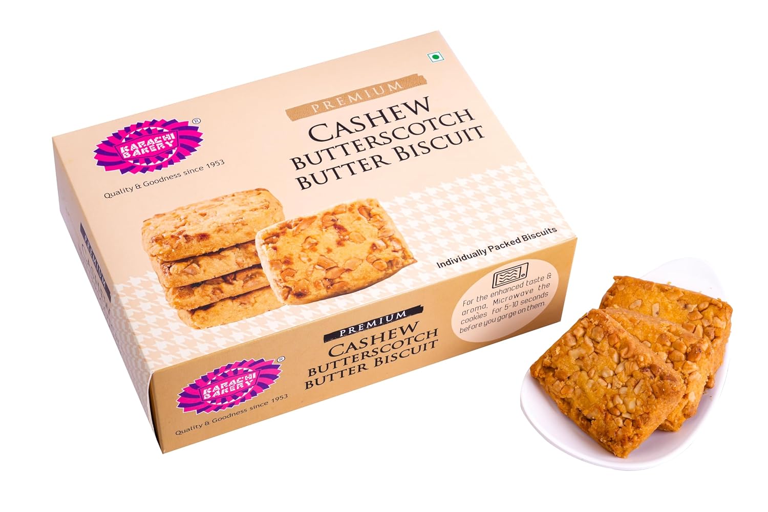 Karachi Bakery Cashew Butterscotch butter Biscuits 300g - Image 3